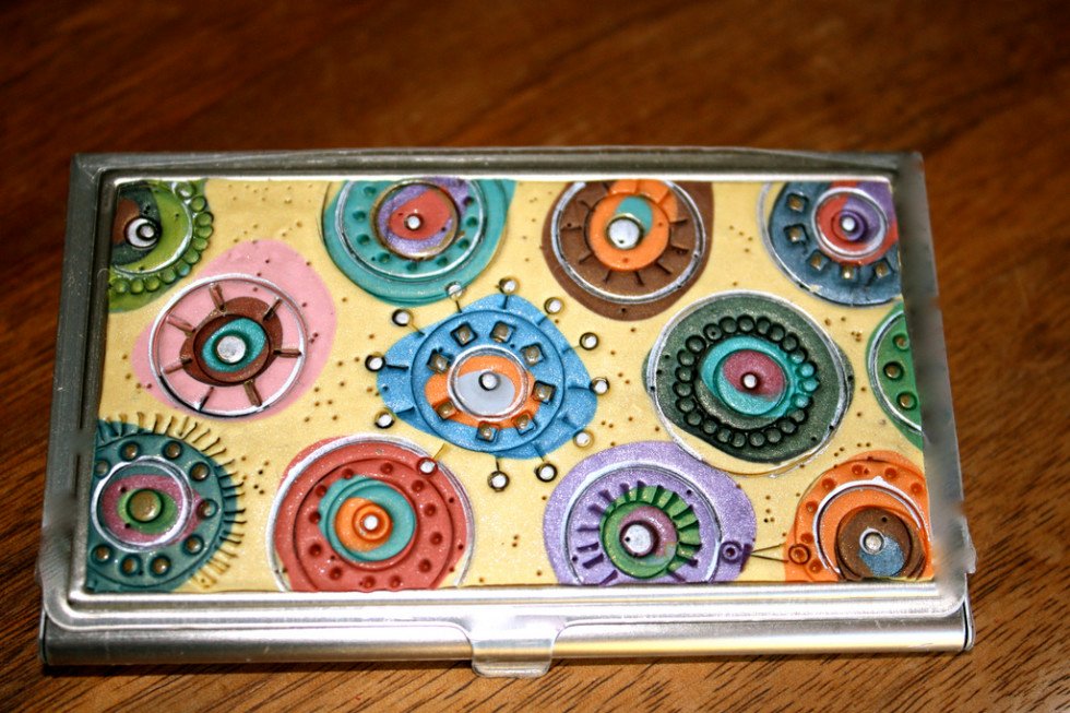 Creative Business Card Case - Polymer Clay