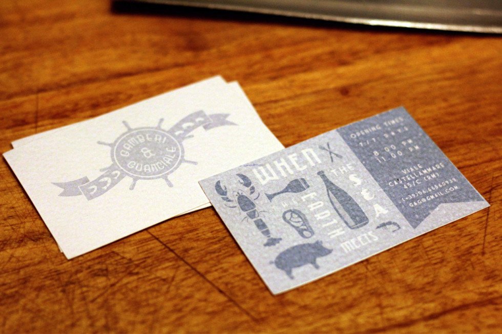 Custom Business Card - Gamberi Guanciale