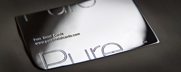 Sterling Silver Business Card