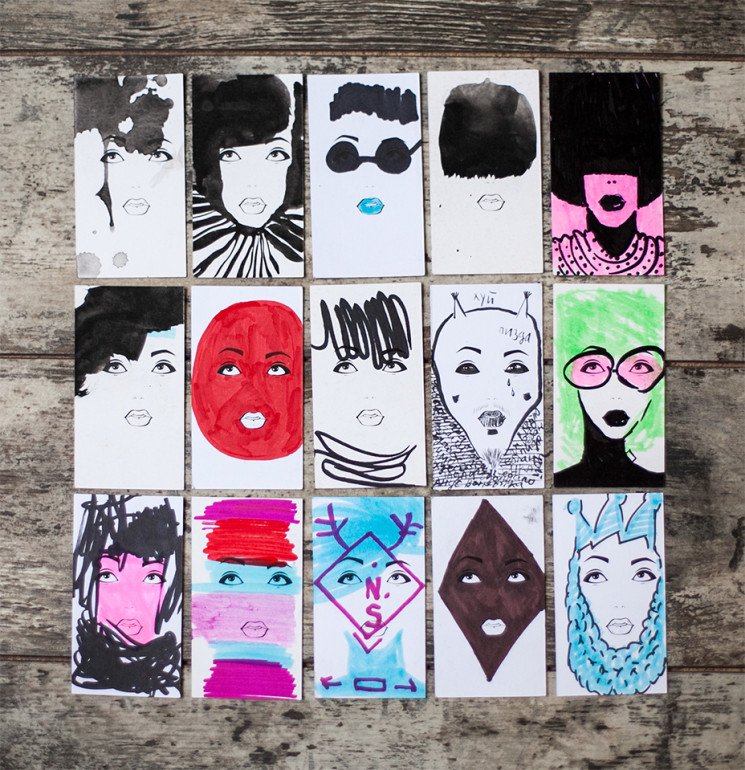 Unique Business Cards for a Makeup Artist and Hair Stylist 2