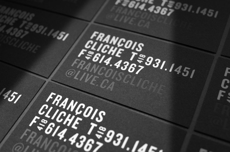Cool Business Cards - Francois Cliche 3