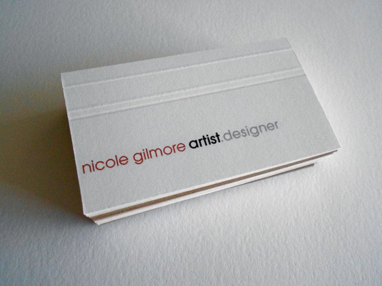 Elegant Custom Business Cards - Nicole Gilmore 4