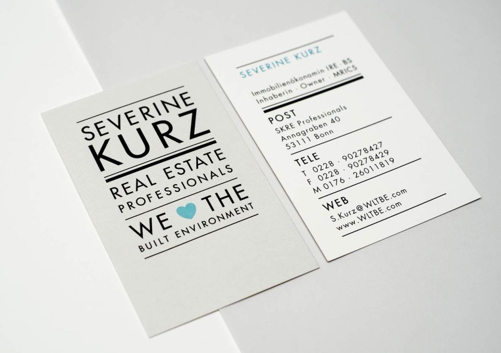 Unique Business Card Design - Severine Kurz 2