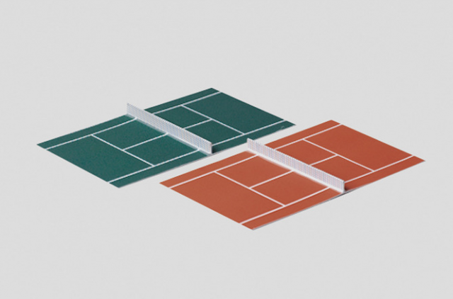 Unique Business Card - Tennis Court 3