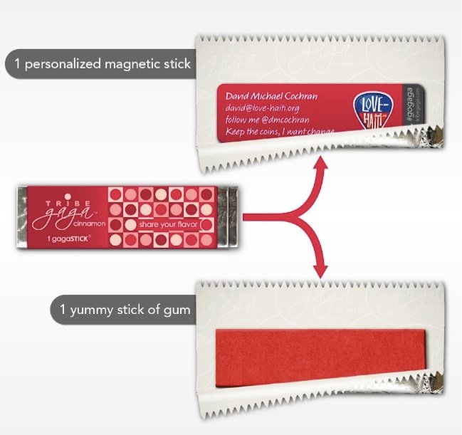 Personalized Stick of Gum Business Cards 2
