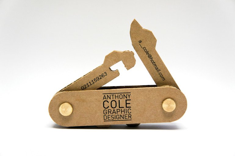 Unique Business Card - Anthony Cole