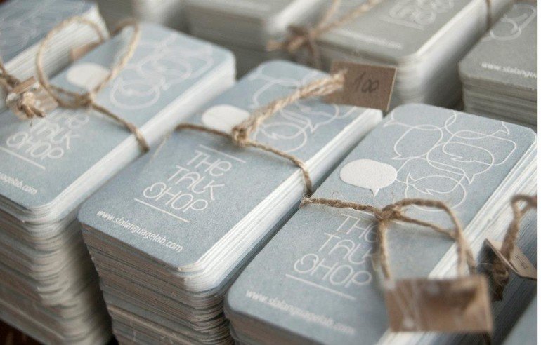 Unique Business Cards - SLA Language Lab Ready