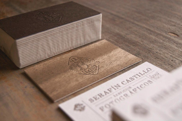 Amazing Letterpress Business Cards - Serafin Castillo 2