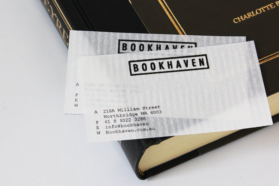 Custom Business Cards - BookHaven 3