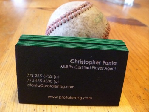 Cool Letterpress Business Cards - Pro Talent 2