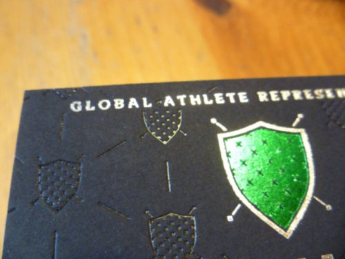 Cool Letterpress Business Cards - Pro Talent 3