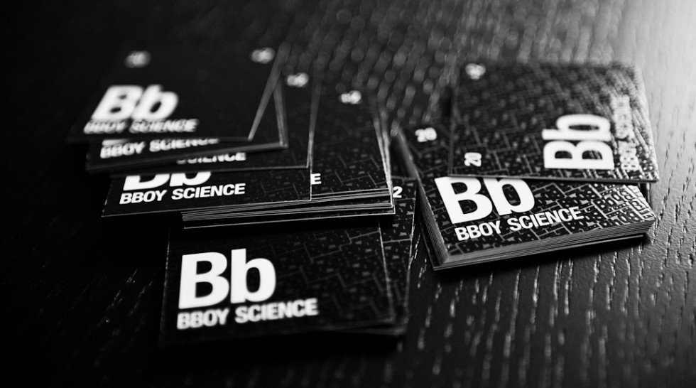 Cool Square Business Cards - Bboy Science2