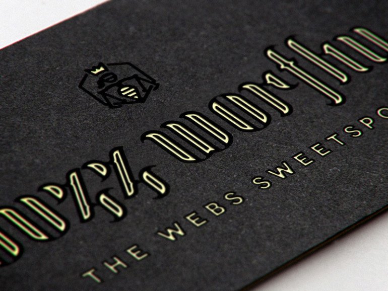 Cool Dark Business Card - Buzz Worthy
