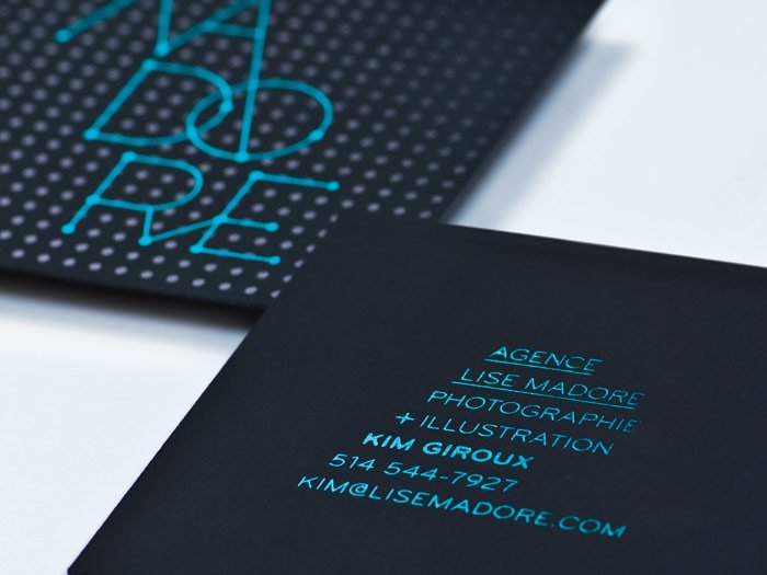 Cool Square Business Card - Madore