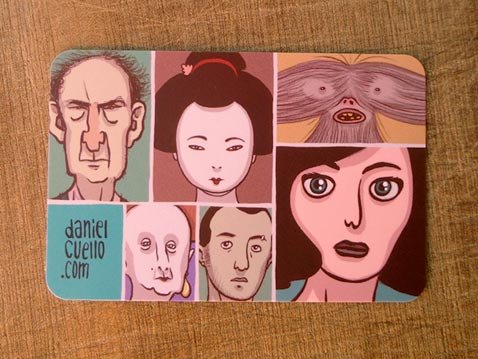 Creative Illustrated Business Cards - Daniel Cuello 2