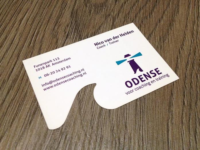 Die-Cut Business Card - Odense