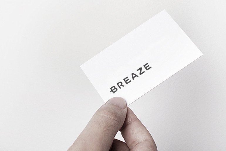 Minimalistic Business Cards - Breaze Cars3