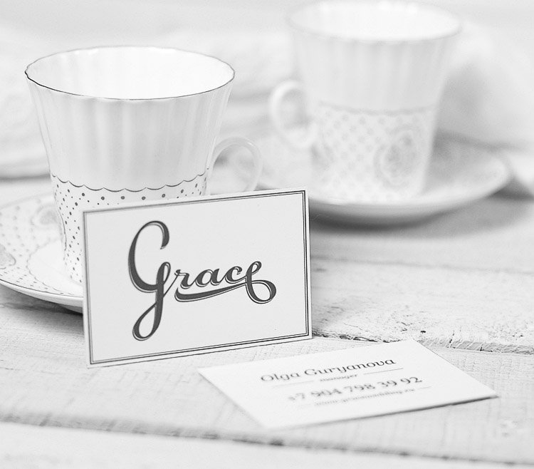 Minimalistic Custom Business Cards - Grace
