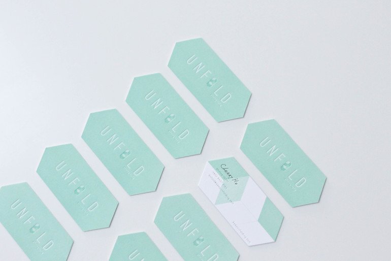 Unique Custom Shaped Business Cards - Unfold 6