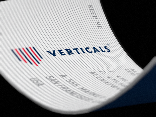 Cool Creative Business Card - Verticals