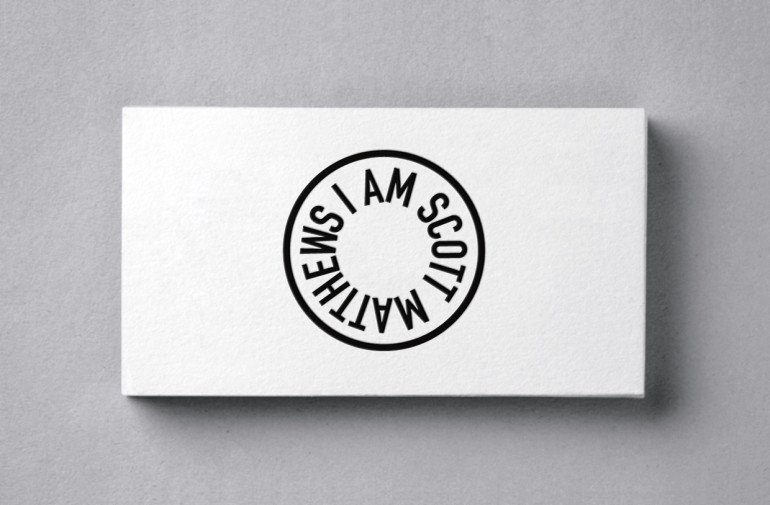 Creative Minimalistic Business Card - I am Scott Matthews 4