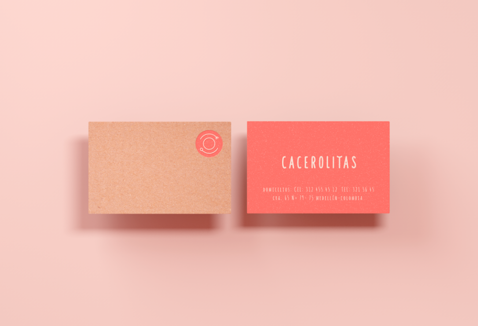 Custom Letterpress Business Cards - Cacerolitas