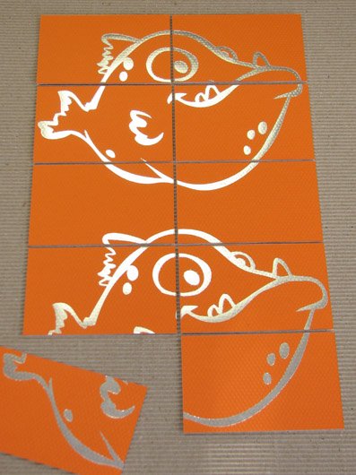 Cool Duplexed Foil Printed Business Cards - Bad Fish Software