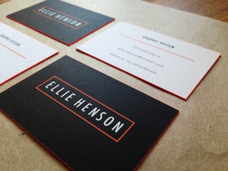 Cool Edge Painted Business Cards - Ellie Henson4