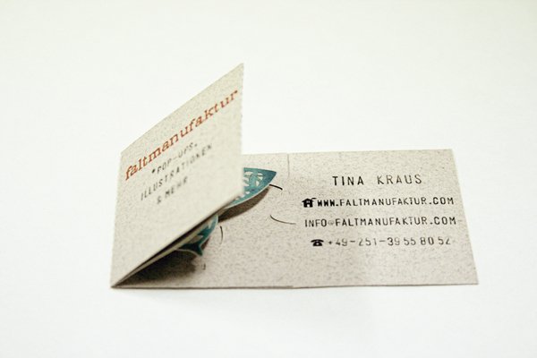 Amazing Butterfly Pop-Up Business Card - Tina Kraus 2