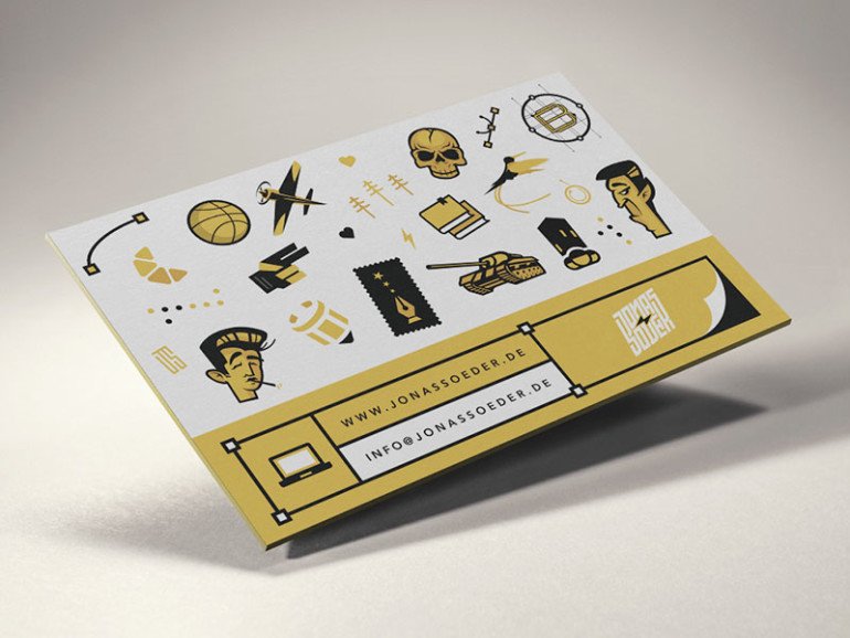 Creative Business Card of Jonas Oeder