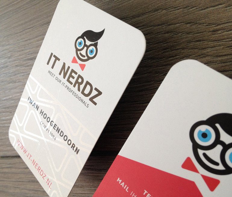 Custom Business Card IT - Nerdz
