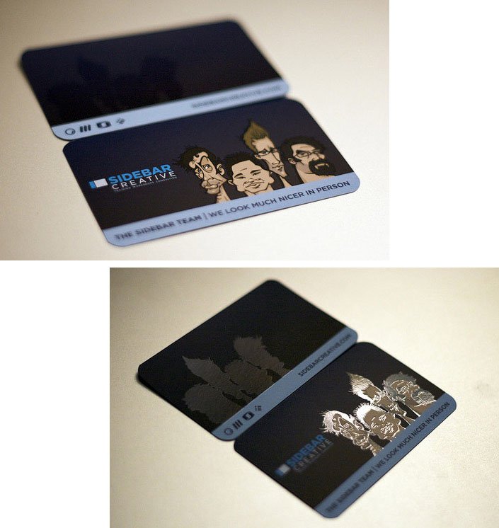 Illustrated Business Card with Rounded Corners - Sidebar Creative