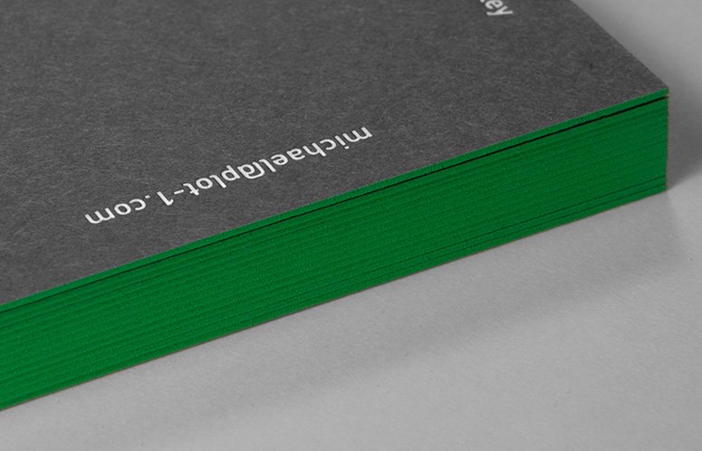 Creative Edgepainted Business Cards - Plot 2