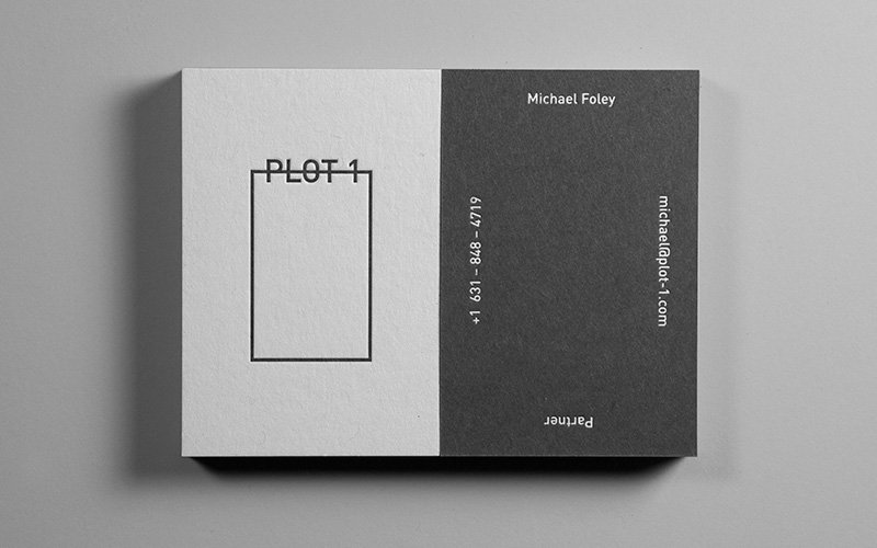 Creative Edgepainted Business Cards - Plot 3