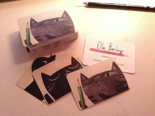 illustration business card