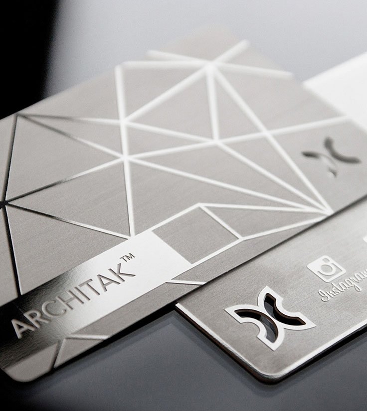 Unique Metal Business Card - Architak 3