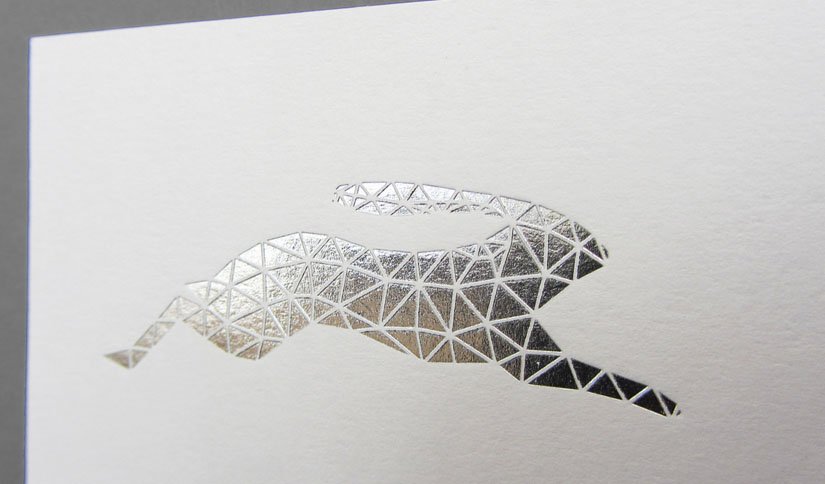 Cool Triplexed Silver Foil Business Cards - Ignitec