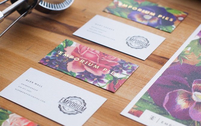 Creative Business Card - Emporium Pies