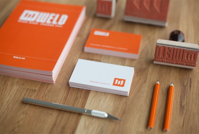 Minimalistic Business Card - Weld