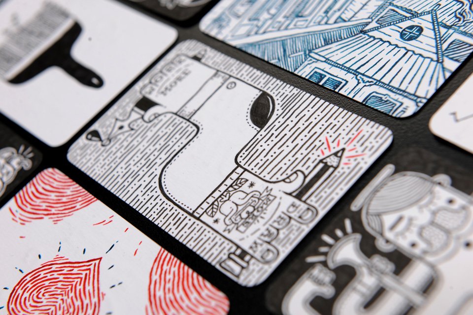 Uniquely Creative Business Card Design - Bittersuite2
