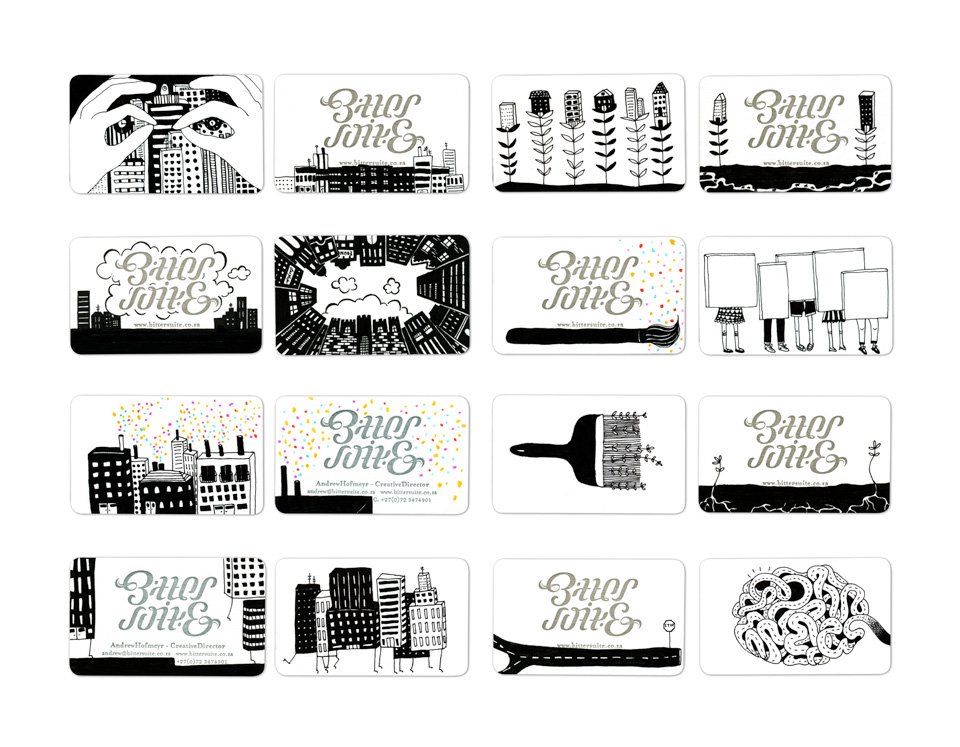 Uniquely Creative Business Card Design - Bittersuite8